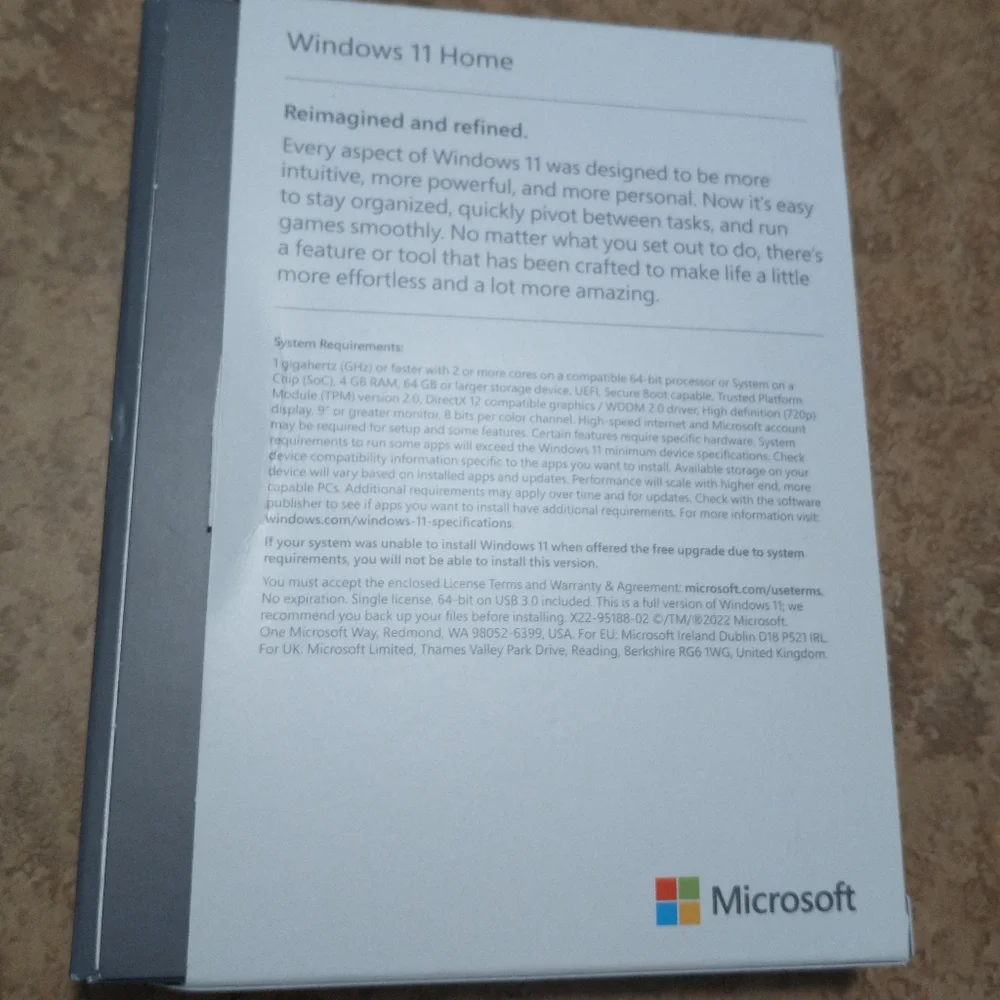 Microsoft Windows 11 Home Genuine Guaranteed USB Flash Drive + License K…